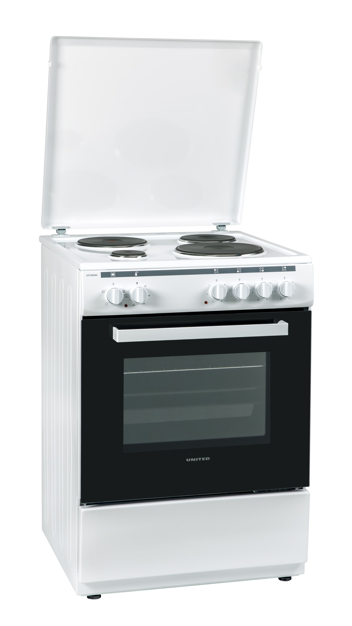 UNITED UFC-60262 ΚΟΥΖΙΝΑ ΗΛΕΚΤΡΙΚΗ ΛΕΥΚΗ