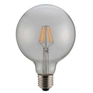 ΛΑΜΠΑ LED ΓΛΟΜΠΟ G125 FILAMENT 8W Ε27 6500K 220-240V DIMMABLE CLEAR