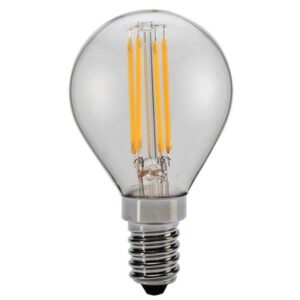 ΛΑΜΠΑ LED ΣΦΑΙΡΙΚΗ FILAMENT 4W E14 6500K 220-240V DIMMABLE CLEAR