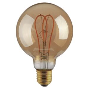 ΛΑΜΠΑ LED G125 FILAMENT "DECOR" 5W E27 2000K 220-240V DIMMABLE  GOLD